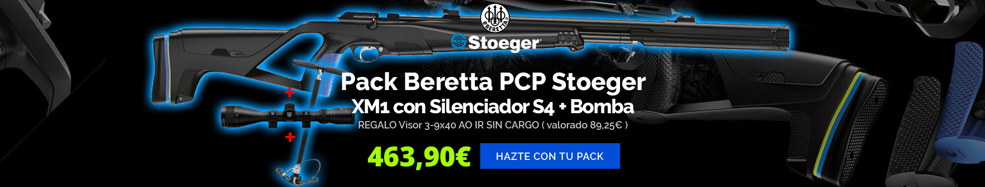 Pack Beretta XM1 con silenciador
